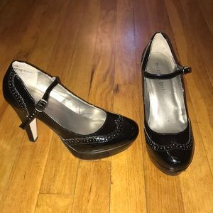 Black MaryJane Heels